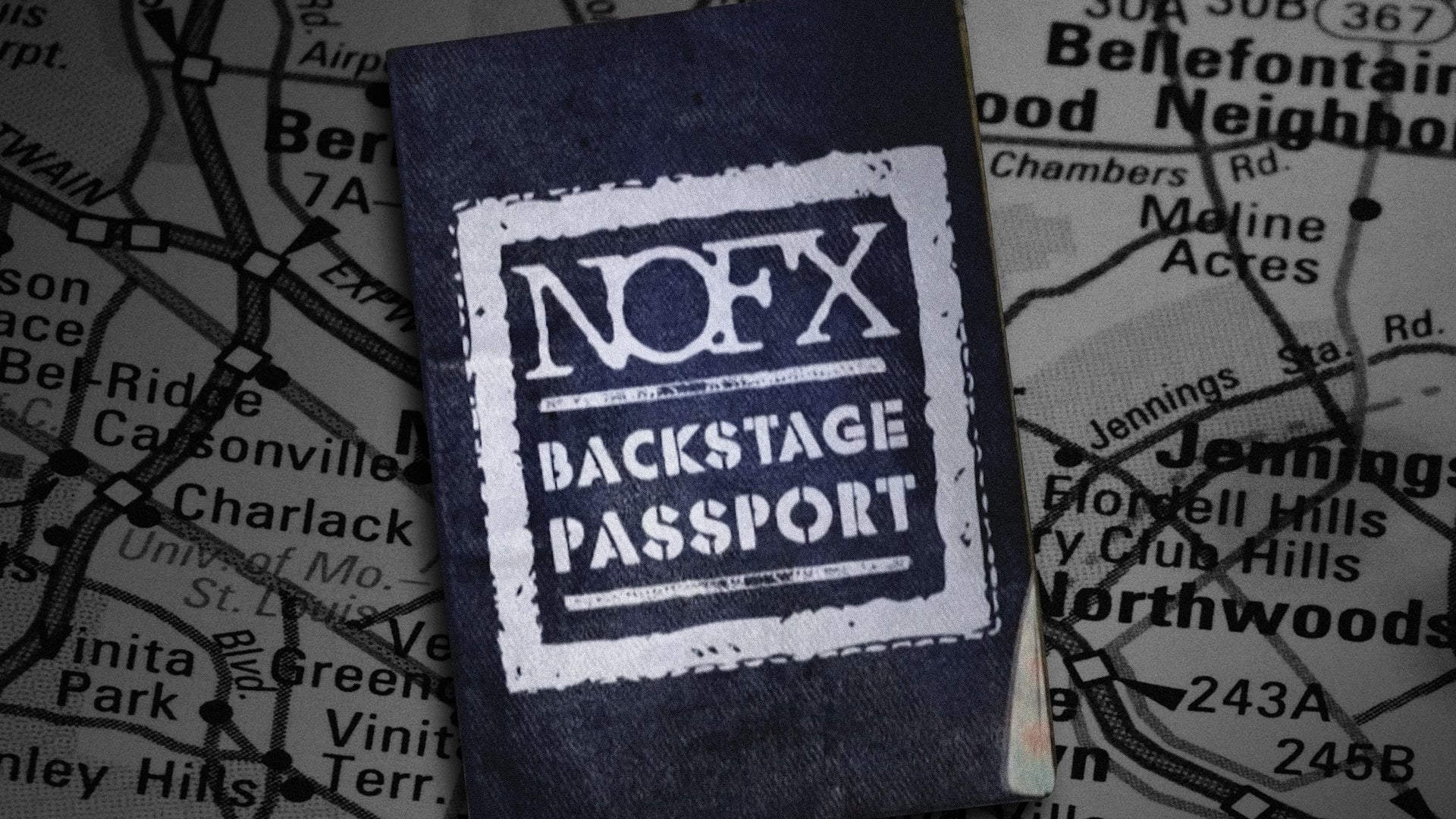 NOFX BACKSTAGE PASSPORT - Show